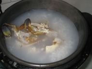 鲜甜虾蟹粥的做法步骤4