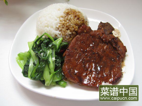 黑椒猪排饭