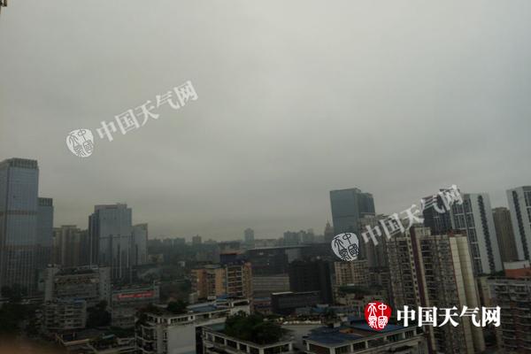 重庆开州巫山等地今有大雨 长江、嘉陵江水位上涨 
