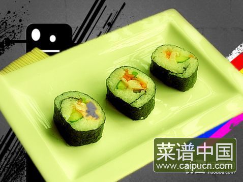 蔬菜虾寿司