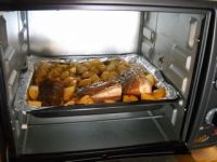 椒蒜香烤土豆肉的做法步骤12