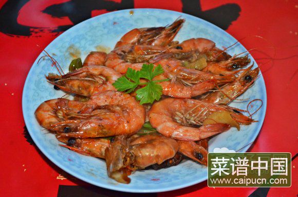 白兰地炖大虾