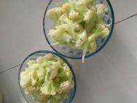 茄汁炒花菜的做法步骤3
