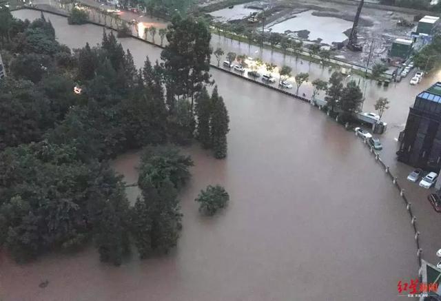 乐山大佛遭暴雨暂停接待游客 千佛岩景区万象亭被冲毁