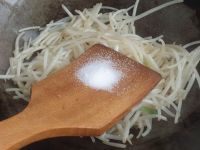 炒蓝白线的做法步骤7