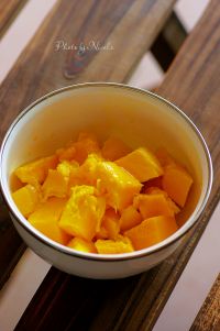 蜜豆芒果冰淇淋的做法步骤2