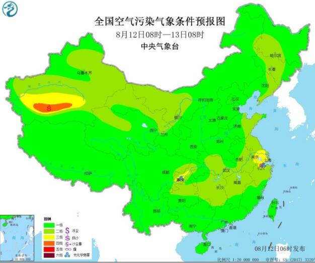2020全国雾霾预报：长三角地区午后气温较高有利臭氧生成