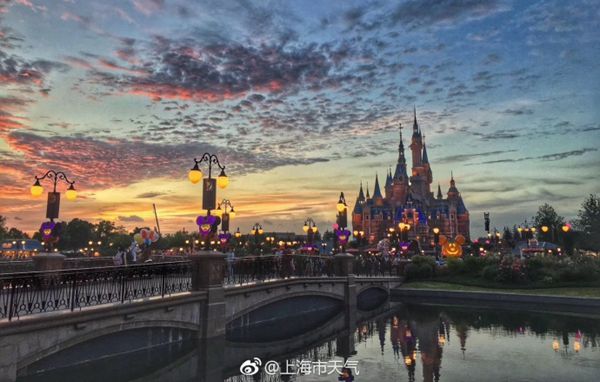 上海今天将现近期最好蓝天 国庆期间将阴雨不断