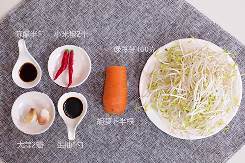 凉拌豆芽的做法 好吃的豆芽的做法