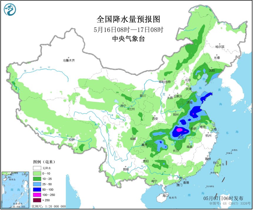未来十天全国天气预报