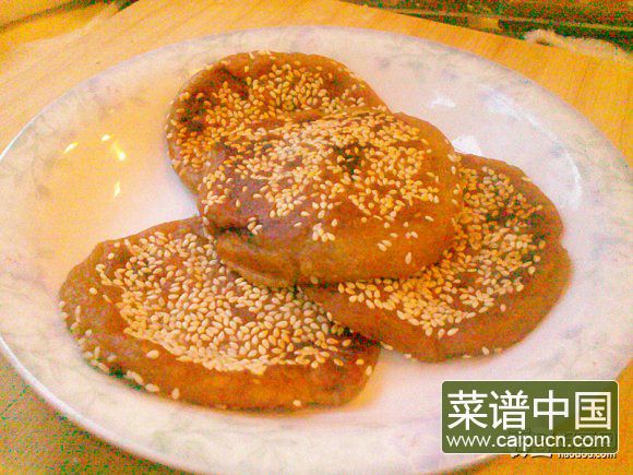 红薯糯米馅饼