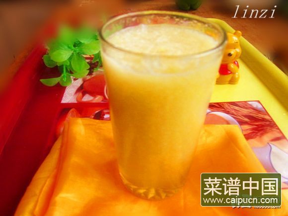 蜂蜜瓜皮苹果饮