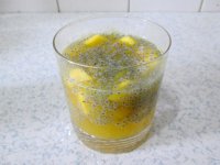 兰香子芒果饮的做法步骤9