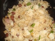 芝士香肠焗饭的做法步骤4