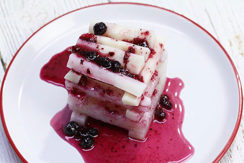 蓝莓山药的做法 蓝莓山药怎么做