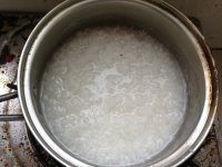 西兰花胡萝卜牛肉粥的做法步骤3