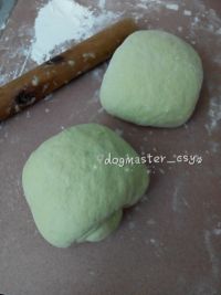 抹茶红豆面包的做法步骤5