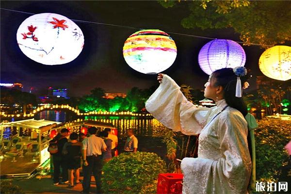 2019桂林两江四湖中秋花灯会 时间+游船信息