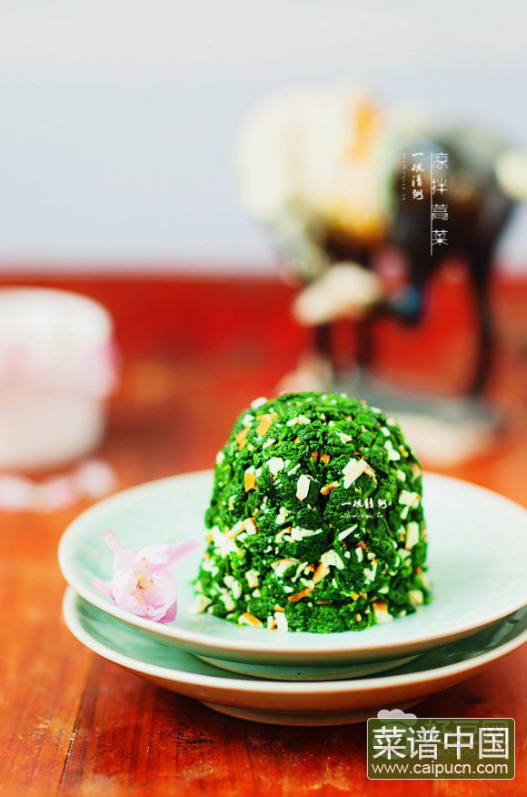 凉拌蒿菜