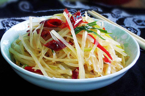 酸辣土豆丝的做法 酸辣土豆丝怎么做好吃