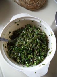 韭菜素春卷的做法步骤7