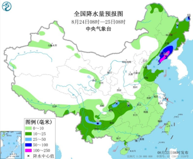 华北黄淮将有较强降水天气 台湾及北部沿海受热带低压影响