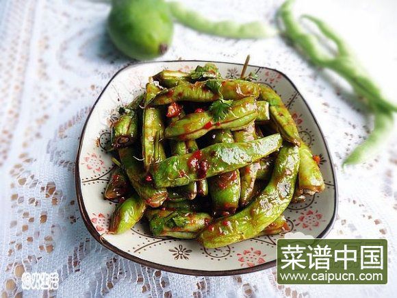 酱拌油焖四季豆