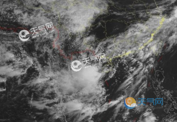 2019台风木恩高清卫星云图 7月3日4号台风卫星云图实况