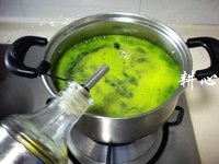 银鱼菠菜汤的做法步骤7