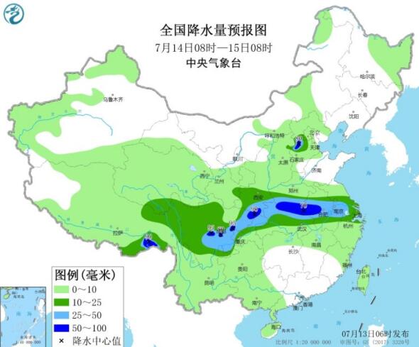 西南“暴雨”升级局地气温高达37℃ 华北未来几天依然雷雨频繁