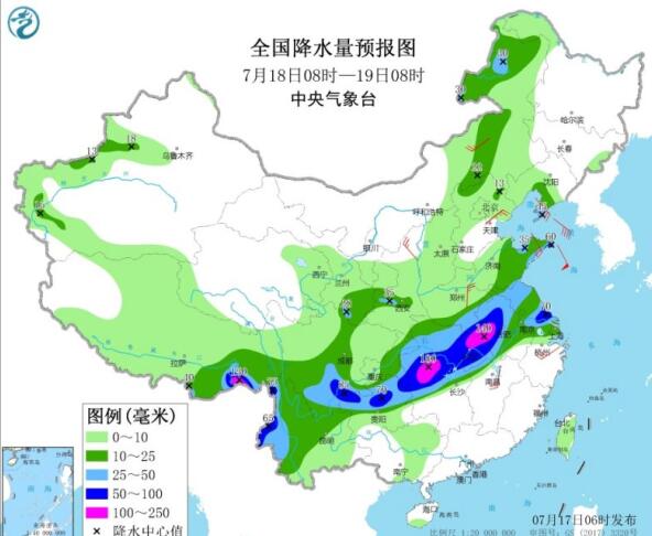 西南新轮降雨上线有40℃高温 华北多地阵雨或雷阵雨为主