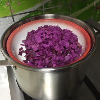 紫薯奶香西米露的做法步骤3