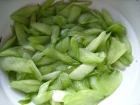 酸豆角炒芋蒙的做法步骤5