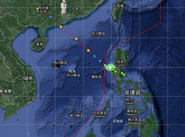 湛江台风最新消息实时路径图 第2号台风鹦鹉会在湛江登陆吗