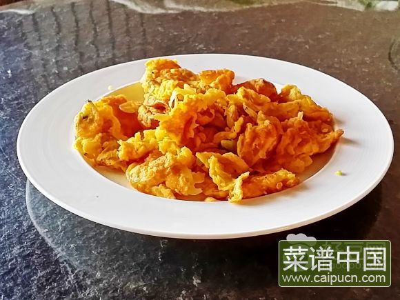 虾皮炒鹅蛋