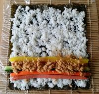 肉松火腿寿司的做法步骤7