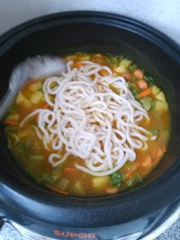 咖喱土豆乌冬面的做法步骤7