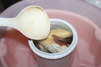 人参炖小鸡排骨的做法步骤5