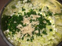 荠菜白菜鸡蛋馅饼的做法步骤6