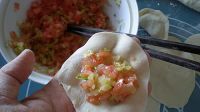 榨菜西红柿水饺的做法步骤8