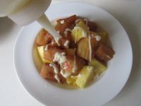 菠萝油条虾的做法步骤10