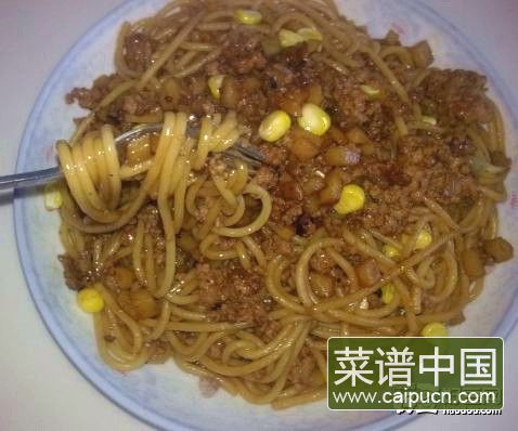 肉酱意大利面