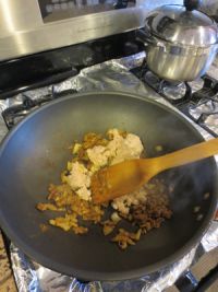 咖喱蟹肉煨豆腐的做法步骤7