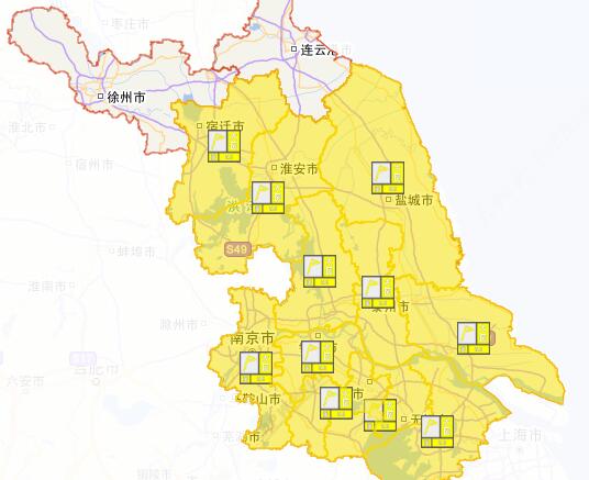 江苏今降水渐止有8级大风侵袭 6月1日西北部现35℃高温