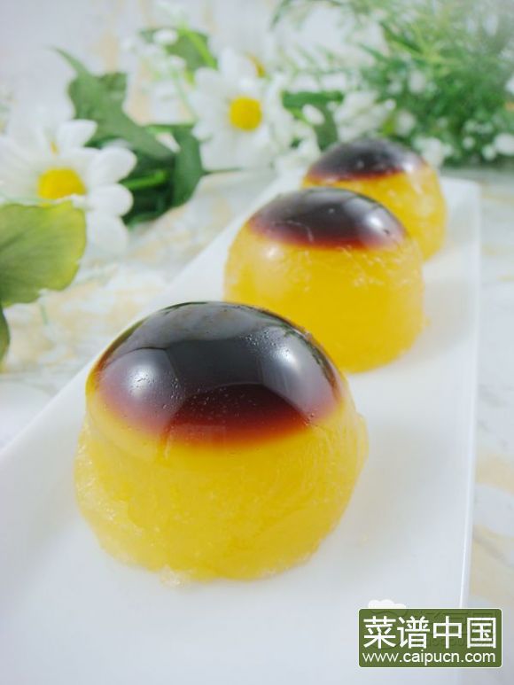 香橙焦糖果冻