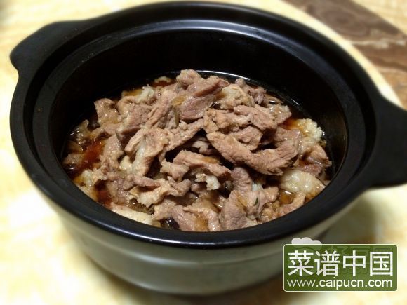 砂锅冬菜肉片