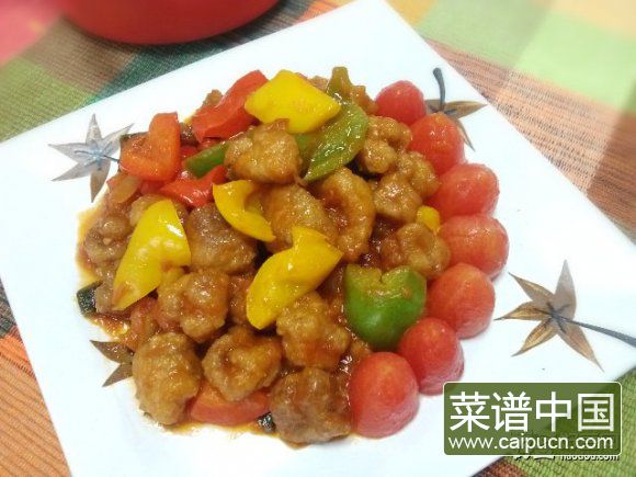 圣女果咕噜肉