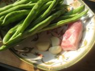 榄菜肉末四季豆的做法步骤1