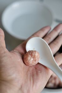 干贝冬瓜肉丸汤的做法步骤6