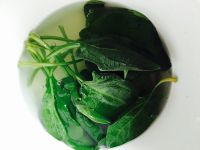 青菜鸭肝粥的做法步骤7